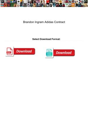 Brandon Ingram Adidas Contract