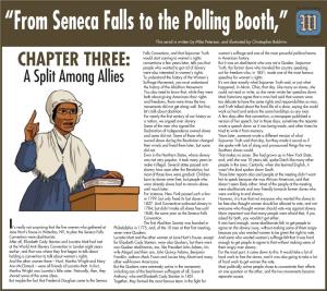 From Seneca Falls to the Polling Booth,” DAILY TIMES This Serial Is Written by Mike Peterson, and Illustrated by Christopher Baldwin