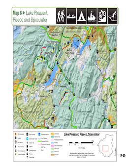 Map 8 Lake Pleasant, Piseco and Speculator