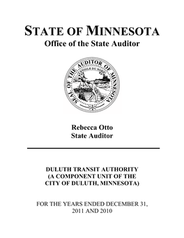 Duluth Transit Authority Financial Statements