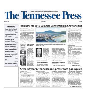 After 82 Years, Tennessean's Pressroom Goes Quiet