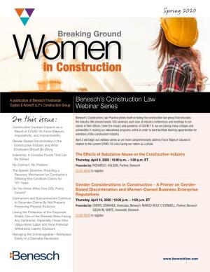 Benesch Women in Construction Spring 2020