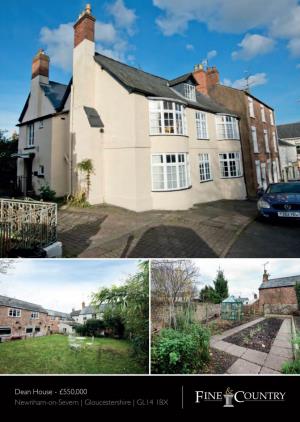 Dean House - £550,000 Newnham-On-Severn | Gloucestershire | GL14 1BX