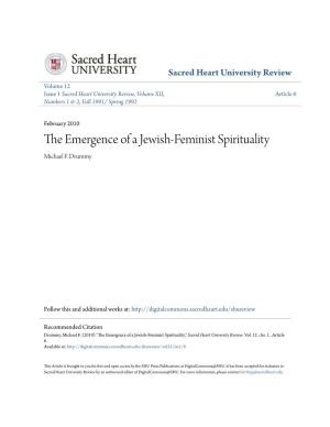 The Emergence of a Jewish-Feminist Spirituality