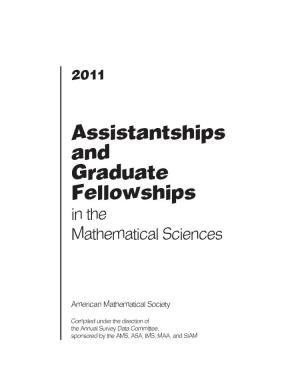 Assistantships and Graduate Fellowships in the Mathematical Sciences