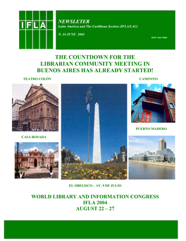 The Countdown for the Librarian Community Meeting in Buenos Aires Has Already Started!