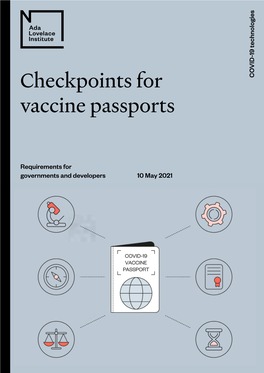 Checkpoints for Vaccine Passports 2
