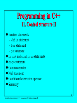 Programming Inin C++C++ 11.11
