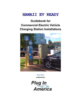 Guidebook for Commercial Electric Vehicle Charging Station Installations
