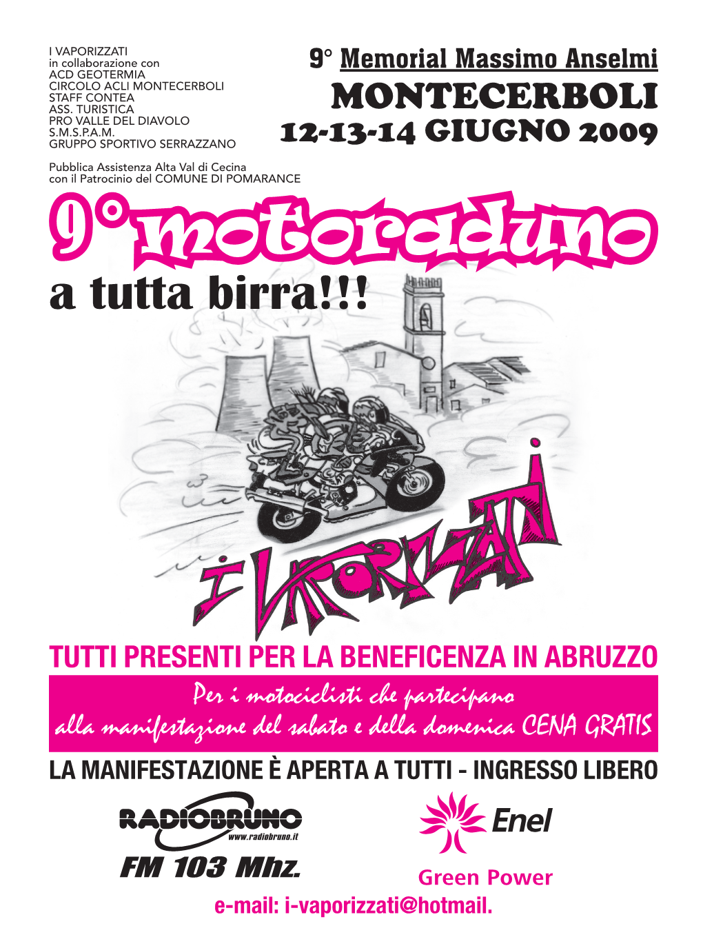 Motoraduno a Montecerboli