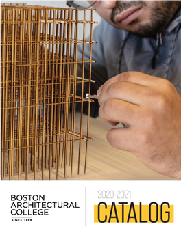 The Boston Architectural College Catalog