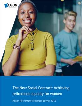 The New Social Contract: Achieving Retirement Equality for Women