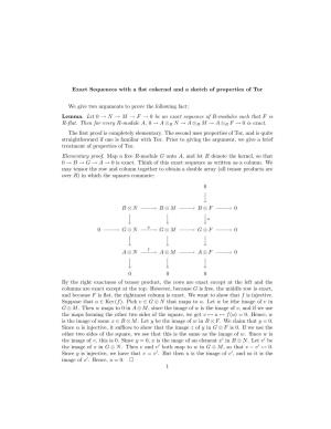 Exact Sequences with a Flat Cokernel and A