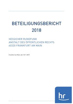 Beteiligungsbericht 2018