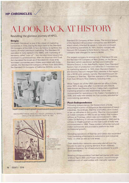 HPCL Article a Look Back at History
