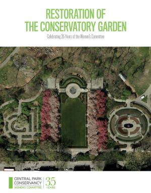 Restoration of the Conservatory Garden