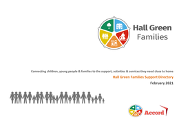 Hall Green Families Support Directory February 2021