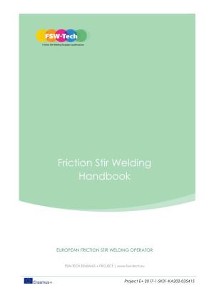 Friction Stir Welding Handbook