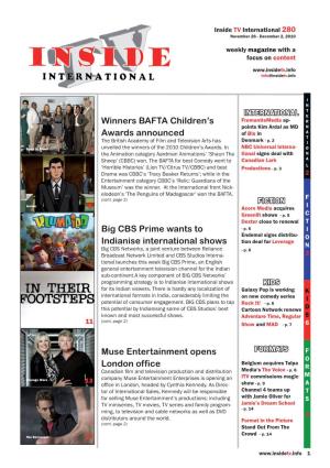 Winners BAFTA Children's Awards Announced Big CBS Prime Wants To