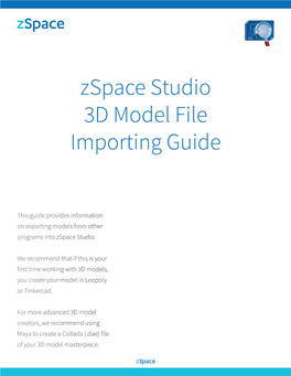 Studio File Importing Guide 061319