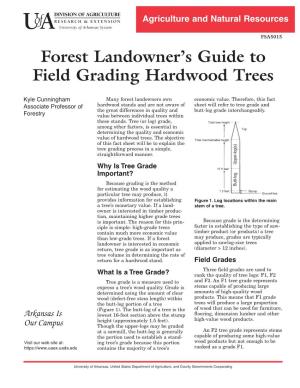 Forest Landowner's Guide to Field Grading Hardwood Trees