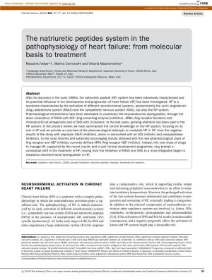 The Natriuretic Peptides System in the Pathophysiology of Heart Failure: from Molecular Basis to Treatment