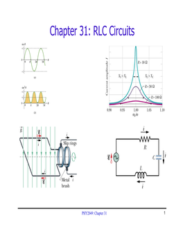 Chapter 31: RLC Circuits