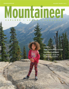 MOUNTAINEERS.Orgmountaineerspring 2019 • VOLUME 113 • NO