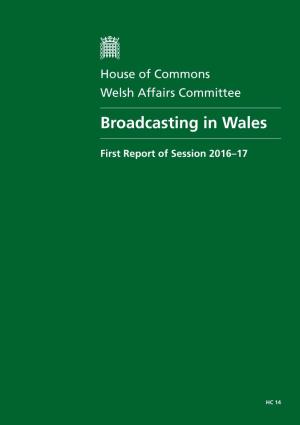Broadcasting in Wales