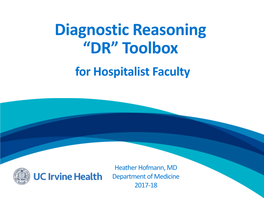 Clinical Reasoning - the Process of Thinking and Decision Making, Consciously & Unconsciously  Guide Practice Actions
