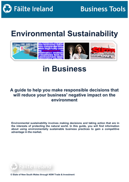 Environmental Sustainability in Business