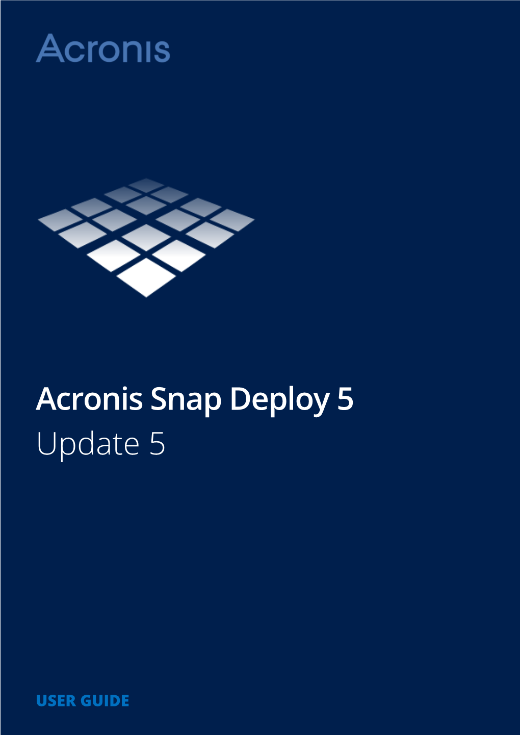Acronis Snap Deploy 5 Update 5