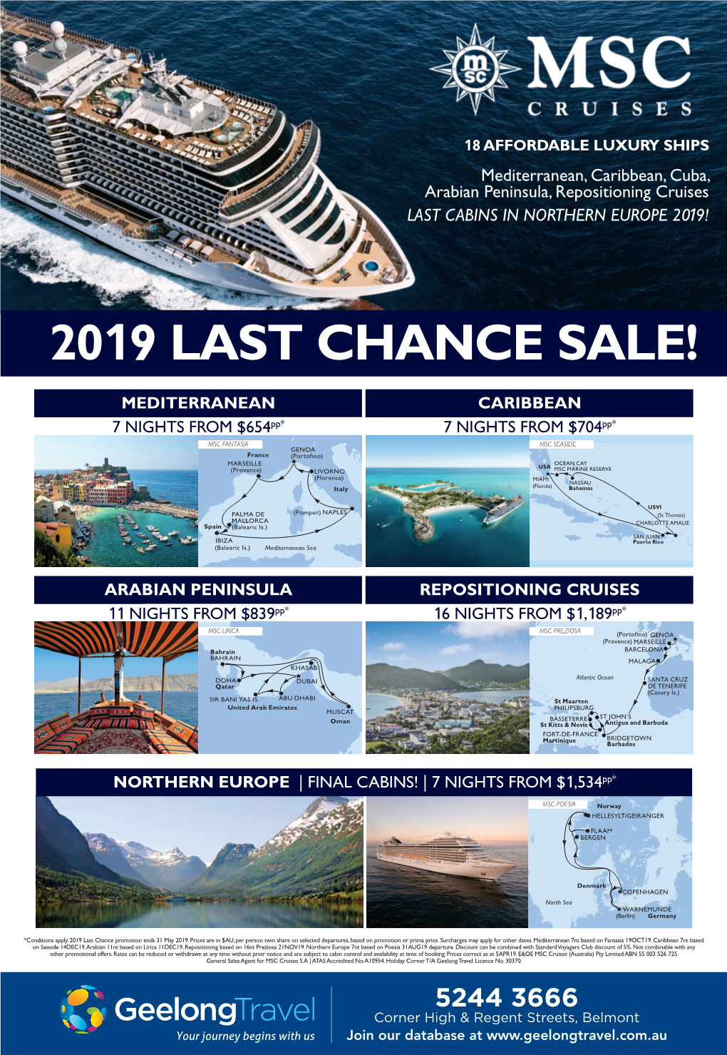 2019 Last Chance Sale!