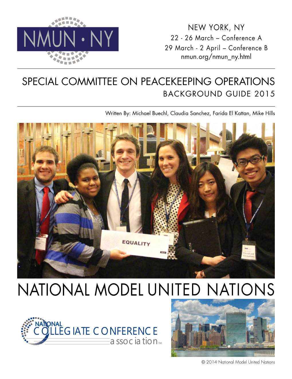 NMUN-NY 2015 Background Guide