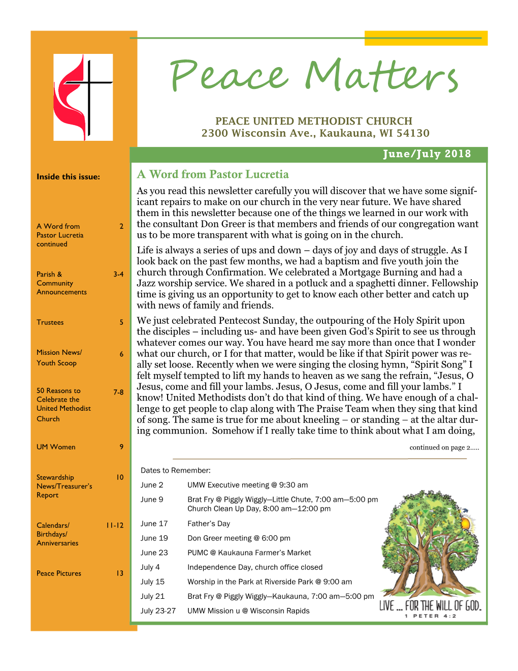 Peace Matters