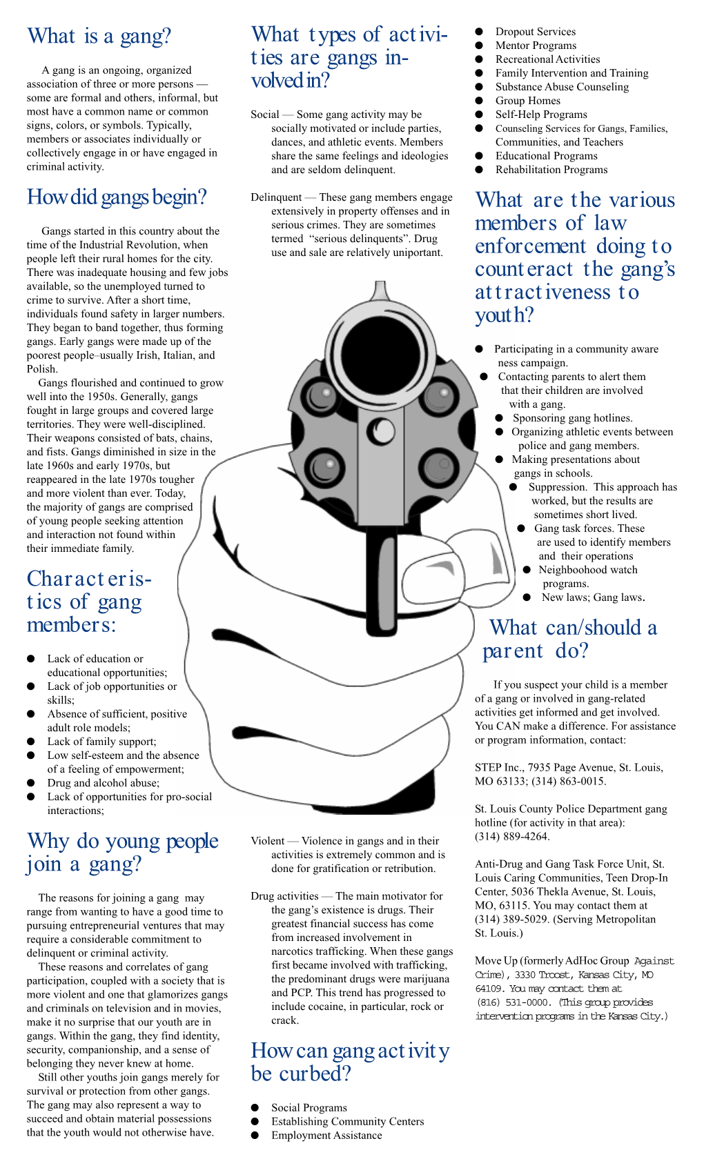 Tics of Gang Members