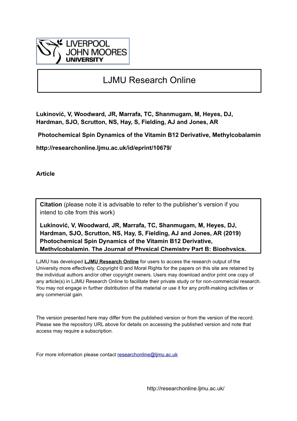 Template for Electronic Submission to ACS Journals