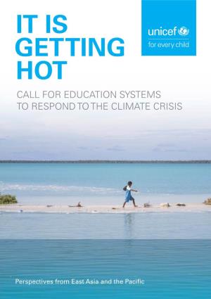 Call for Education Systems to Respond to the Climate Crisis
