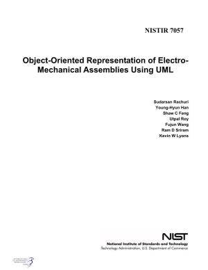 Object-Oriented Representation of Electro-Mechanical Assemblies Using UML [8]