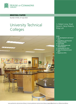 University Technical Colleges