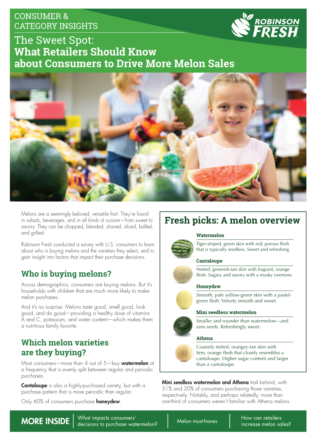 What Retailers Should Know About Consumers to Drive More Melon Sales