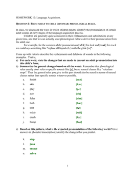 Language Acquisition