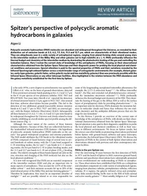 Spitzer's Perspective of Polycyclic Aromatic Hydrocarbons in Galaxies