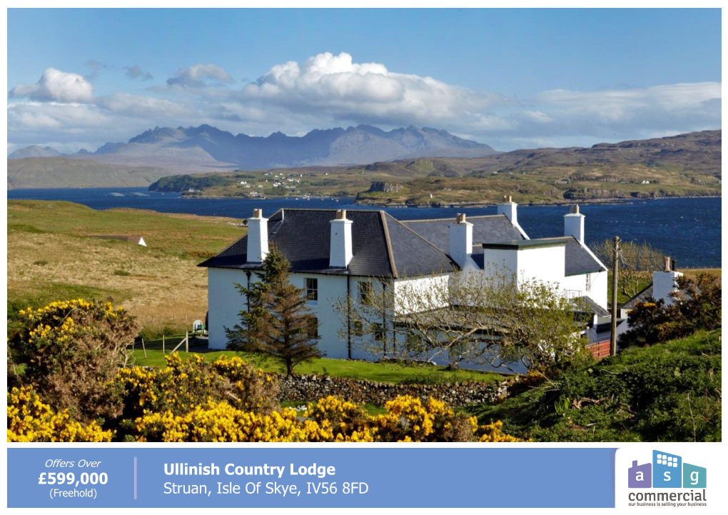 Ullinish Country Lodge Struan, Isle of Skye, IV56
