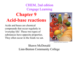 Acids and Bases Are Chemical Compounds That Occur Regularly in 'Everyday Life'