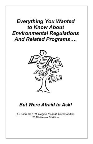 Environmental Regulations Handbook for Small Communities