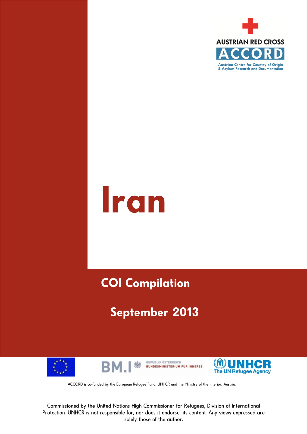 Iran COI Compilation September 2013