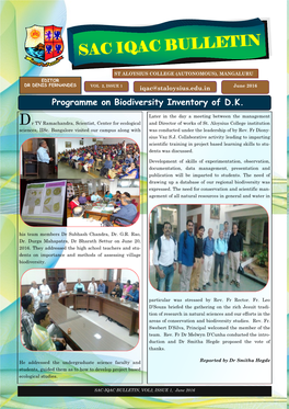 Sac Iqac Bulletin