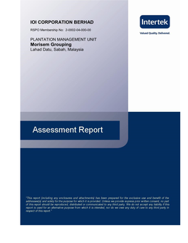 IOI CORPORATION BERHAD Morisem Grouping