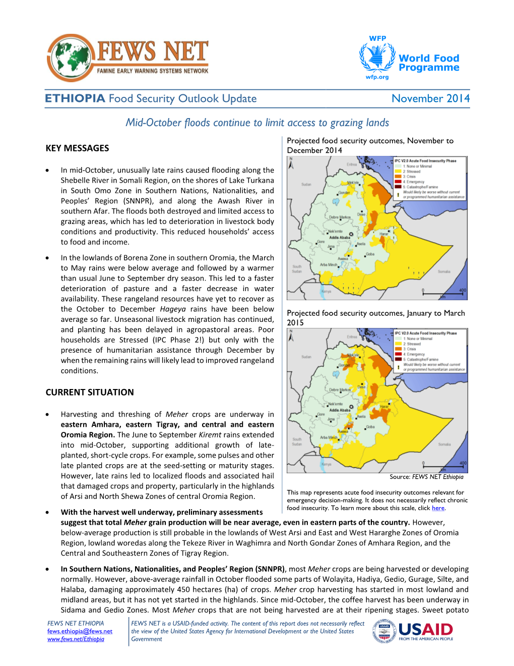 COUNTRY Food Security Update